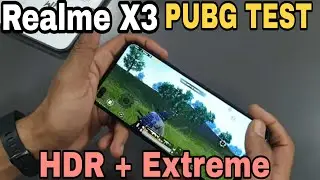 Realme X3 PUBG TEST at 60 FPS | HDR + Extreme graphics settings