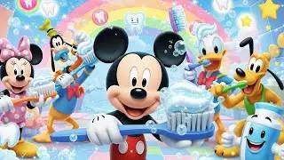 Brushy Brush Adventure with Mickey and Friends | Fun Teeth Brushing Cartoon for Kids