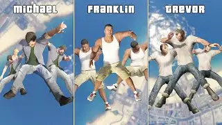 GTA 5 Clones Army Falling from the Sky!
