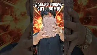 World's biggest sutli bomb 💣  #shorts #experiment