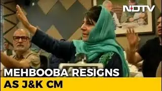 Mehbooba Mufti Resigns After BJP Ends Alliance With PDP in Jammu And Kashmir