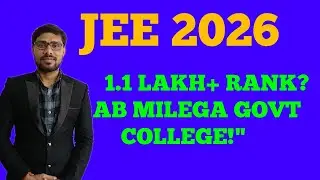 1.1 Lakh Rank par Government College? 😱 JEE Mains 2026 Analysis | Life Craft