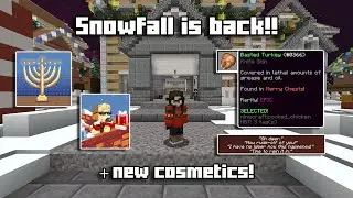 Snowfall is BACK! + New Cosmetics! (Murder Mystery Christmas Update) | Hypixel
