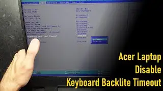 Acer Laptop, Turn off keyboard Backlite timeout in 2026