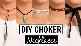 5 EASY DIY CHOKER IDEAS | BigAppleBeauty