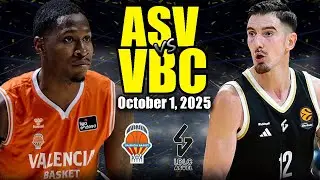 Valencia Basket vs LDLC ASVEL Villeurbanne Full Game Highlights - September 30, 2025 | EuroLeague