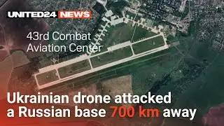 Ukrainian drone attack 💥 700 km strike on Russian military base. Barracks under attack in Chechnya