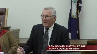Clifton Forge Town Council Members Make Public Comments