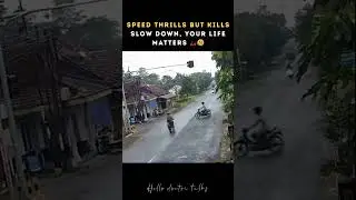 Speed thrills but kills &mdash; slow down, your life matters #bike #life #bikeaccidents #accidents #slow