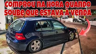 Golf mk4 rebaixado com rodas aro 15 original / suspens&atilde;o a ar