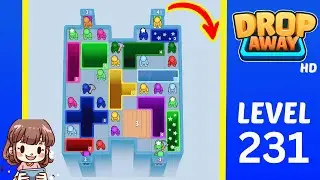 Drop Away Level 231 Solution Walkthrough