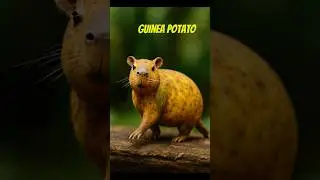 This Guinea Pig Is Actually a Potato &mdash; Cutest Food Art Ever?! 🥔🐹✨ #colorfulcreatures #aianimalart