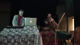 Olivier Fahrni & Luc raimondi - ELECTRO SHAMANIC TRANCE - fl&ucirc;te harmonique - Lausanne 24.02.18