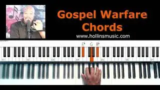 LEARN TO PLAY GOSPEL PIANO WARFARE CHORDS