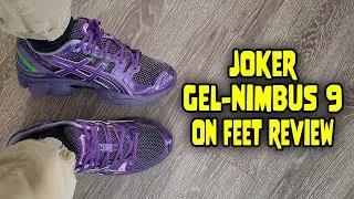Asics Gel-Nimbus 9 Joker / Night Shade Orchid On Feet Review (1203A475 500)
