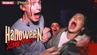 Halloween 2022: Ja&euml;l Ost en Elias Verwilt huilen van de schrik in Plopsaland De Panne