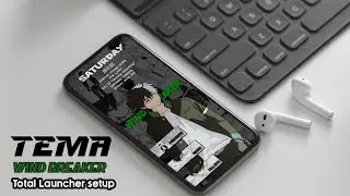 Tema Anime Wind Breaker - SAKURA Untuk Semua Android -The Best Total Launcher Setup 2025