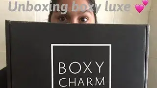 UNBOXING MY BOXY LUXE SEPTEMBER BOXYCHARM