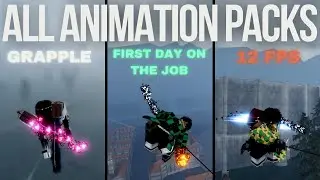 AOTR Animation Packs Showcase And Comparison (New Sneak + Codes) #aotr #animationpack