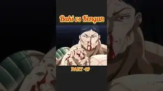 Sew Paing vs kaoru Hanayama | use to fighter full power fight 😱 #baki #ytshorts #hindi #shorts