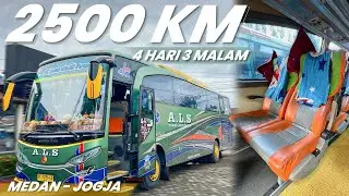NAIK BUS ALS 4 HARI 3 MALAM, KUAT GAK YA ⁉️ Trip Jogja - Medan with ALS 253 Mercedes Benz OH 1626