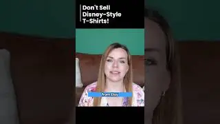 Don't sell Disney style t-shirts on Etsy!