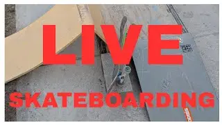 Skateboarding Smiley's Skatepark LIVE 🔥 Miniramp, airs
