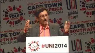 Ebrahim Patel opens UNI World Congress in Cape Town