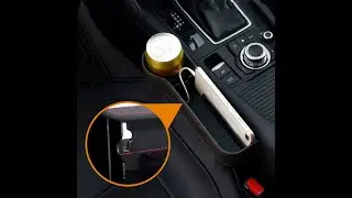 Leather Car Cup Holder Seat Seat Organizer Multifunction Auto Seat Gap Storage Box Seat Seam Pockets