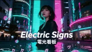 Electric Signs &ndash; Funky Japanese Citypop &times; Neo-Soul | Neon Tokyo Night