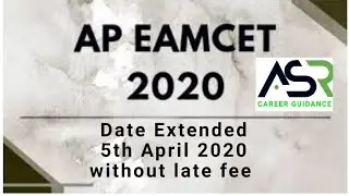 APEAMCET 2020 Application Date extended