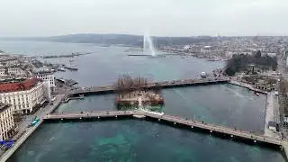 Drone Lake Geneva #geneva #schweiz #germany #france #europe #youtubeshorts #views #drone #lake