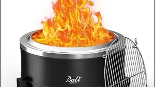 Bali Outdoors 22&rdquo; Smokeless Fire Pit & Camping at Andrews Cove near Helen GA