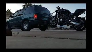 Rack A62 trailer hitch motorcycle towing carrier