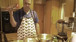 Dad figured out how to eat nasty TOMATOES.... Green Tomato PIE!!!!