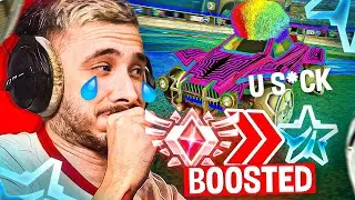 JE ME FAIT TRASH PAR LE PLUS GROS BOOSTED DU GC3 (le plus dr&ocirc;le de la cha&icirc;ne) - Rocket League