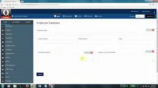 Designing Multi Row Multi Column Form