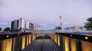 Saddar Mall Road Underpass Complete Animation