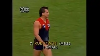 Rod Owen - Melbourne - 3 goals v Footscray - 1991 Round 8 - MCG - AFL