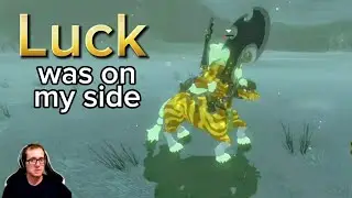 GOLD Lynel Fight in Zelda Breath of the Wild 