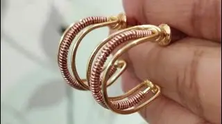 Zarcillos Argollas en Alambrismo | Tutorial de Joyer&iacute;a DIY ✨