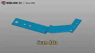 Based on 3D scanning data, the copper busbar connector is accurately reverse-engineered.