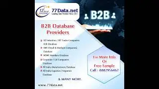 B2B Database Providers in India |  B2B Companies List in India