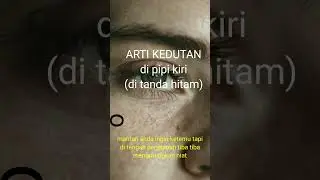 @arti kedutan di pipi kiri,berdasarkan ramalan primbon jawa