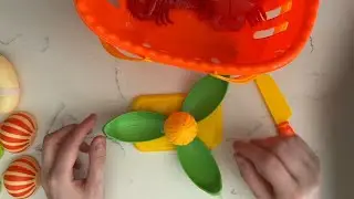 ASMR | Pretend Play Kitchen 🍌 Cutting Play Food Set *velcro sounds*
