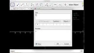 How to construct a dynamic line using GeoGebra Slider Tool