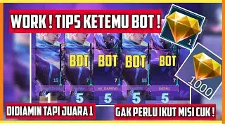 DAPAT BOT !! CARA RANK1 TERUS DI EVENT PROMO DIAMOND | CARA DAPAT LAWAN BOT STAGE KE 2 PROMO DIAMOND