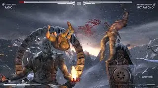 Mortal Kombat X_Kano/Cybernetic VS Bo'Rai Cho/Drunken Master