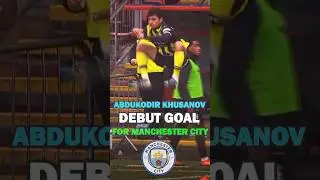 Khusanov Debut Goal for ManCity against Leyton Orient #football #goalsoftheweekbest #soccer #mancity