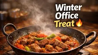 Cold outside, beef karahi inside